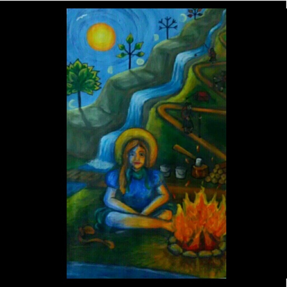 Switchback Trail, Original Narrative Art